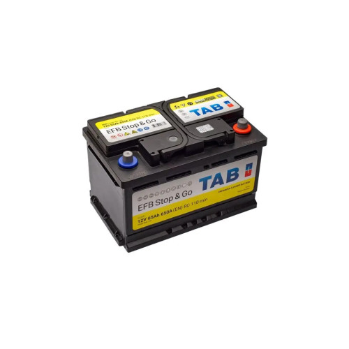 Аккумулятор автомобильный TAB 65 Ah/12V EFB Stop GO (212 860) – TAB (вид 2)