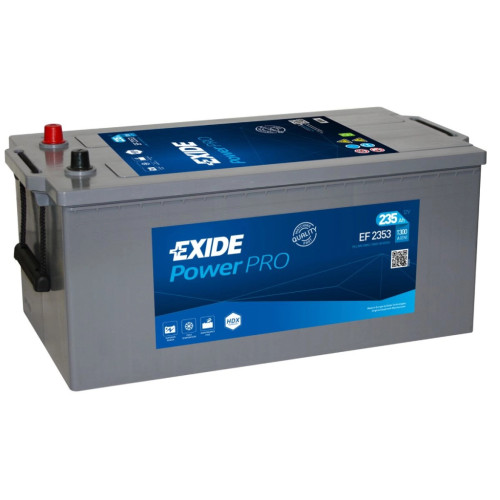 Аккумулятор автомобильный EXIDE Power PRO 235Ah бокова(+/-) (1300EN) (EF2353) – EXIDE