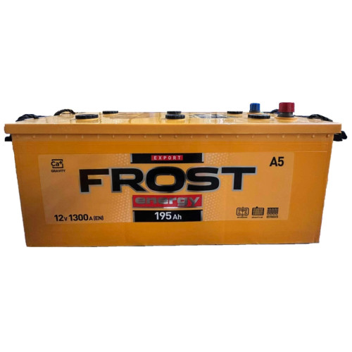 Аккумулятор автомобильный FROST ENERGY 195Ah бокова(+/-) (1300EN) – FROST ENERGY