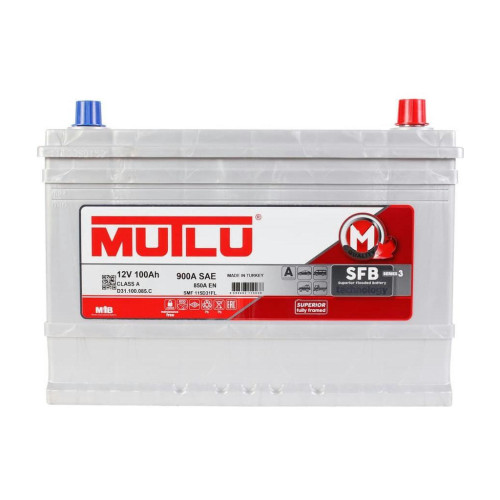 Аккумулятор автомобильный MUTLU 6СТ-100 (0) Asia SFB D31.100.085.C – MUTLU