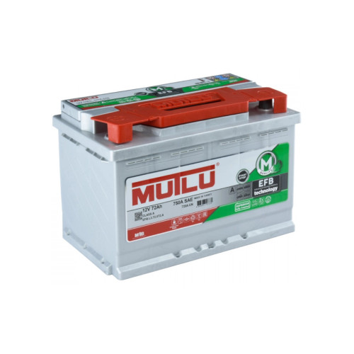 Аккумулятор автомобильный MUTLU 6СТ-72 (0) EFB.L3.72.072.A – MUTLU (вид 1)
