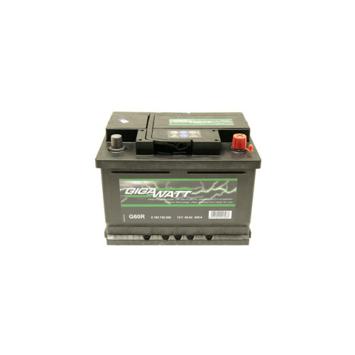 Аккумулятор автомобильный GigaWatt 60А (0185756009) – GIGAWATT