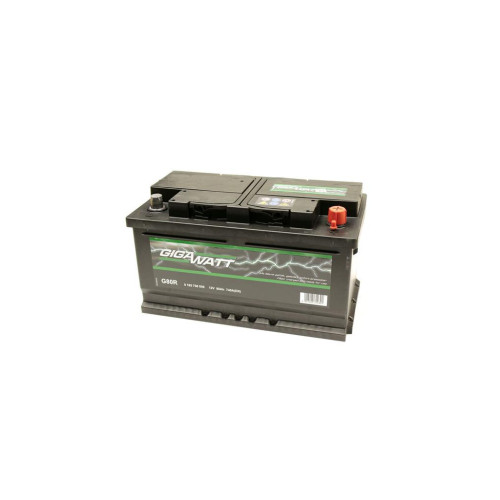 Аккумулятор автомобильный GigaWatt 80А (0185758006) – GIGAWATT (вид 1)