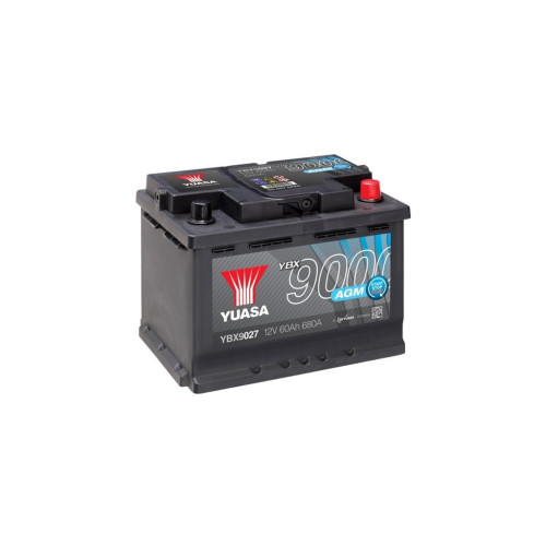 Аккумулятор автомобильный Yuasa 12V 60Ah AGM Start Stop Plus Battery (YBX9027) – Yuasa