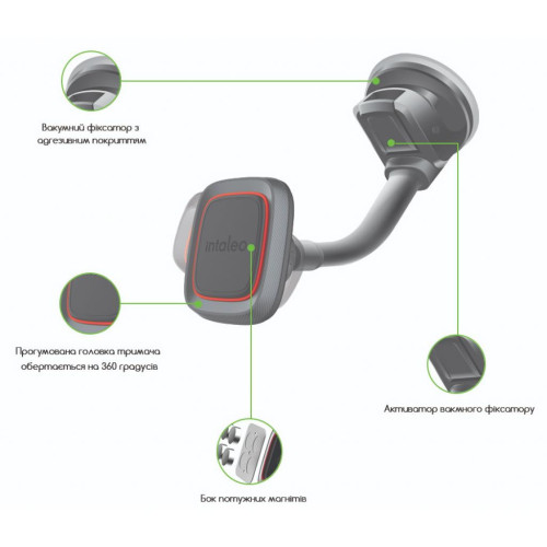 Универсальный автодержатель Intaleo CM02GP (1283126483684) – Intaleo (вид 3)
