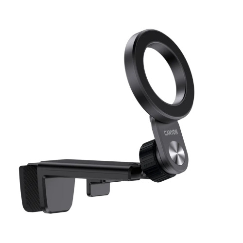 Держатель для смартфонов Canyon Magnetic travel holder OnGrip 11 clip mount Black (CNS-CCHM11) – CANYON (вид 1)
