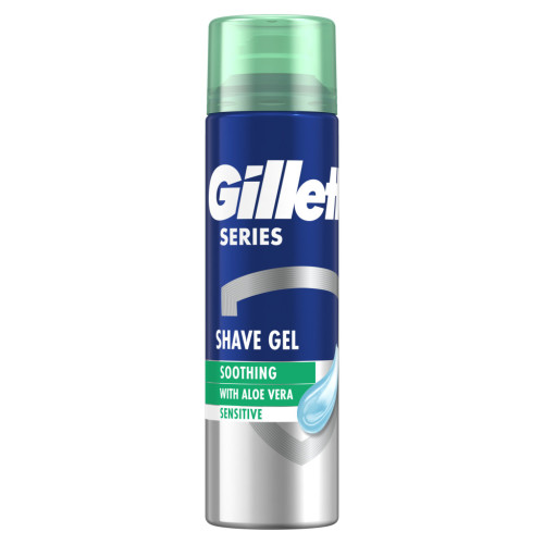 Гель для гоління Gillette Series Sensitive Skin Для чутливої шкіри 200 мл (3014260214692) – Gillette