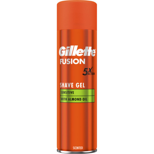 Гель для гоління Gillette Fusion Для чутливої шкіри 200 мл (7702018617098) – Gillette