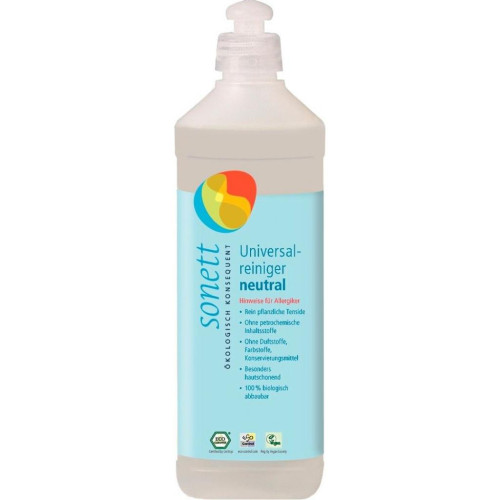 Средство для ручного мытья посуды Sonett Органическое Нейтральная серия Концентрат 500 мл (4007547307742) – Sonett