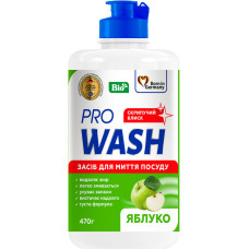 Засіб для ручного миття посуду Pro Wash Яблуко 470 г (4260637723895)
