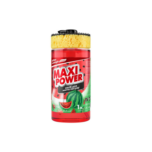 Засіб для ручного миття посуду Maxi Power Кавун 1 л (4823098414230) – Maxi Power