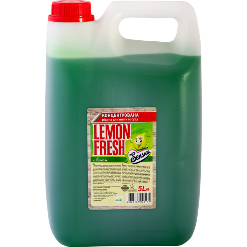 Засіб для ручного миття посуду Lemon Fresh Лайм 5 л (4820167000172) – Lemon Fresh