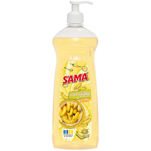 Средство для ручного мытья посуды Sama Banana 1000 г (4820270632123) – Sama