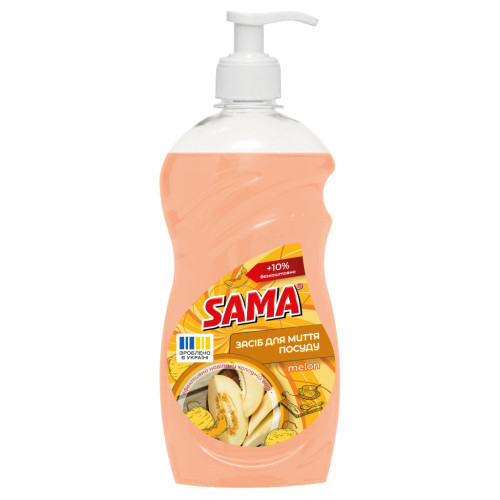 Средство для ручного мытья посуды Sama Melon 550 г (4820270632086) – Sama