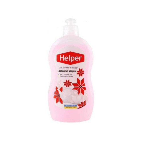Засіб для ручного миття посуду Helper Ароматне яблуко 1 л (4820183972361) – Helper