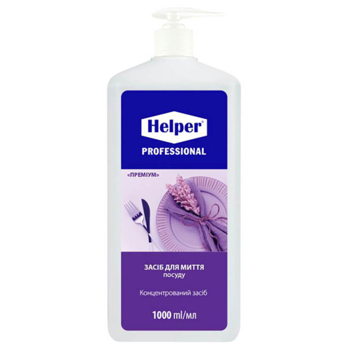 Средство для ручного мытья посуды Helper Professional Премиум 1 л (4820183971623) – Helper