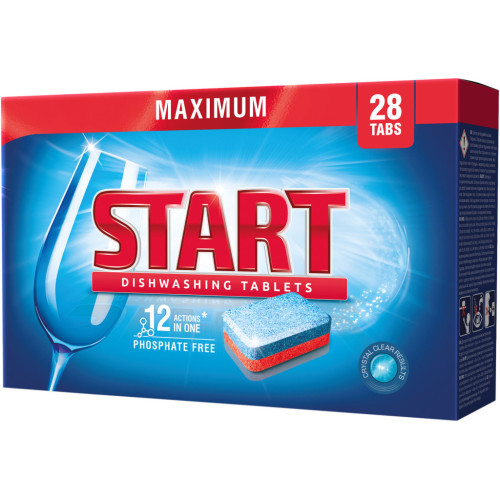 Таблетки для посудомоечных машин Start Maximum 28 шт. (4820207100060) – Start