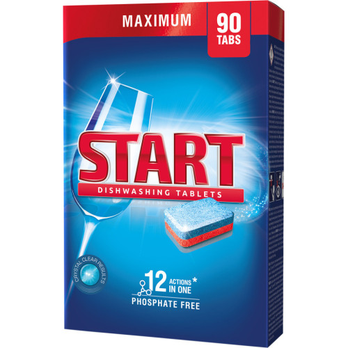 Таблетки для посудомоечных машин Start Maximum 90 шт. (4820207100084) – Start