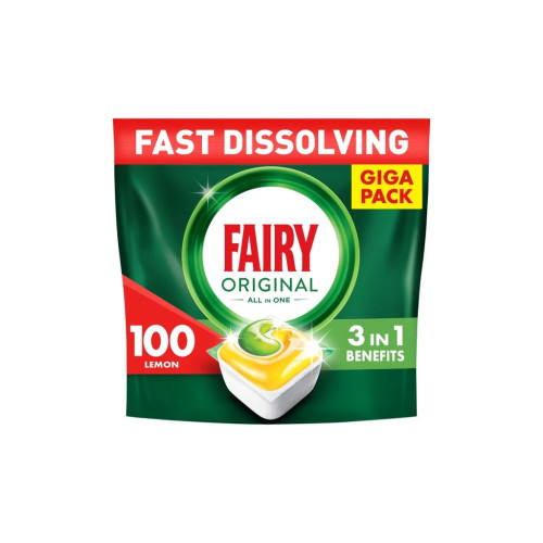 Таблетки для посудомийних машин Fairy Original All in One Lemon 100 шт. (8700216237383) – FAIRY