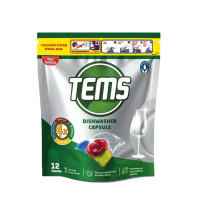 Таблетки для посудомийних машин Tems 4 в 1 12 шт. (8697916021148)