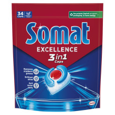 Таблетки для посудомийних машин Somat Excellence 3-in-1 34 шт. (9000101831986)