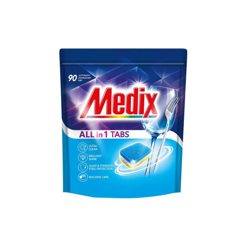 Таблетки для посудомоечных машин Medix All in 1 90 шт. (3801003002650) – Medix