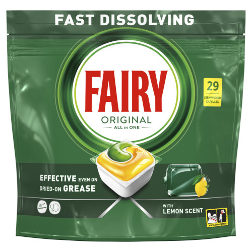 Таблетки для посудомийних машин Fairy Original All in One Lemon 29 шт. (8006540726891/8700216237314) – FAIRY (вид 1)