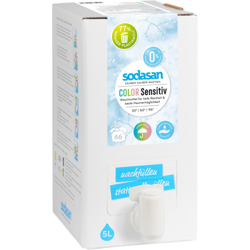 Гель для стирки Sodasan Color Sensitiv 5 л (4019886015370) – Sodasan