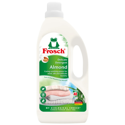 Гель для прання Frosch для вовни Мигдальне молочко 1.5 л (4009175942845) – Frosch