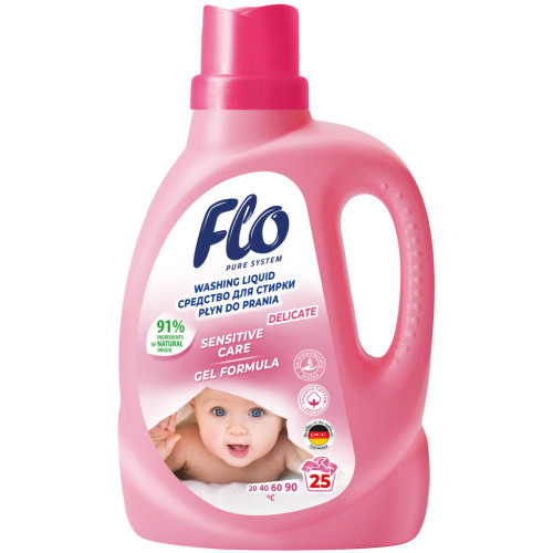 Гель для стирки Flo Delicate 1 л (5900948241372) – Flo