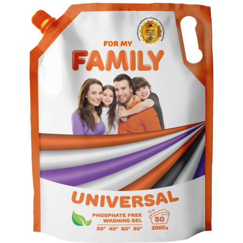 Гель для прання Family 2K Універсальний 2 кг (4260637721211) – Family 2K