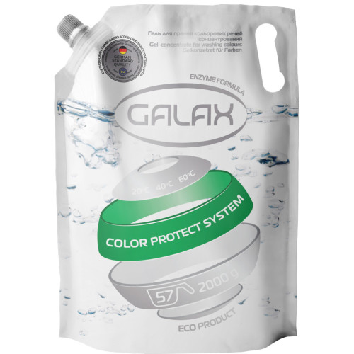 Гель для стирки Galax для цветных вещей 2 кг (4260637720597) – Galax