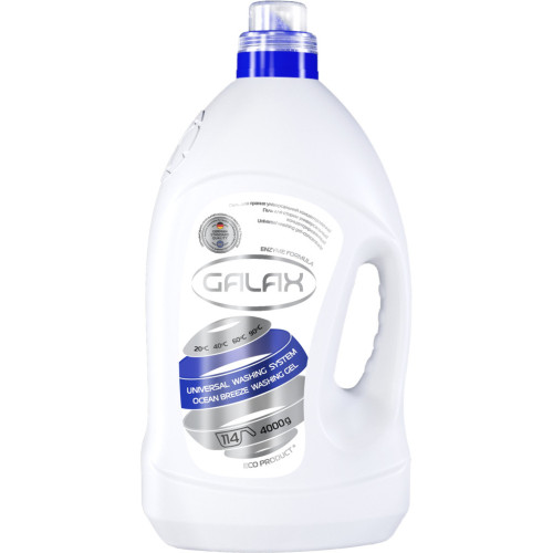 Гель для стирки Galax Ocean Breeze универсальный 4 кг (4260637720139) – Galax
