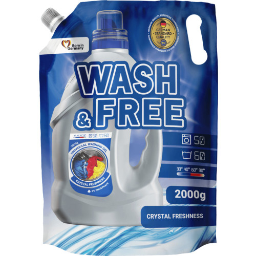 Гель для прання Wash&Free універсальний 2 кг (4260637720733) – Wash&Free