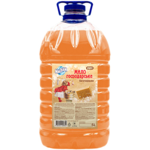 Гель для стирки Мілам жидкое хозяйственное мыло 5 л (4820152290649) – Мілам