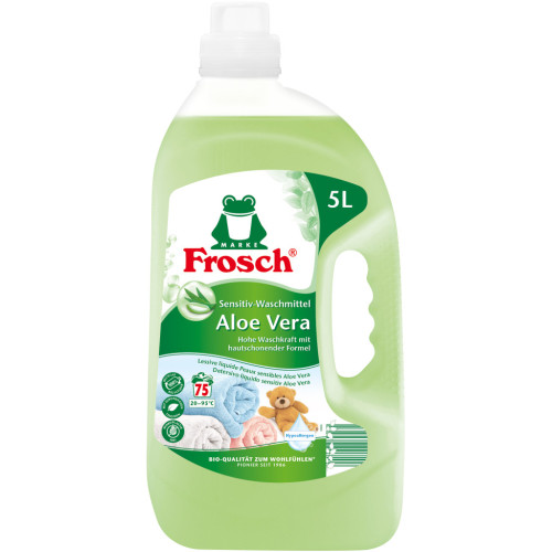 Гель для прання Frosch Aloe Vera Sensitiv 5 л (4001499962561) – Frosch