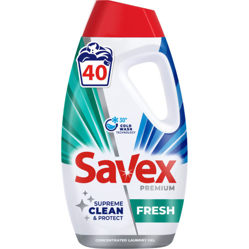 Гель для стирки Savex Premium Fresh 1.8 л (3800024048043) – Savex
