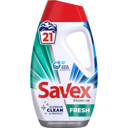 Гель для стирки Savex Premium Fresh 945 мл (3800024047824) – Savex