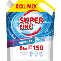 Гель для стирки Sama Super Line Universal Для цветных и белых тканей Дой-пак 6 кг (4820270631201)