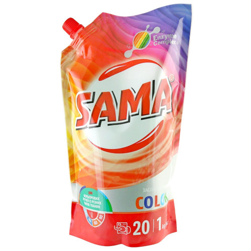 Гель для стирки Sama Color 1 кг (4820270630846) – Sama