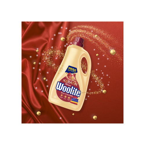 Гель для прання Woolite Для кольорових тканин З кератином 3.6 л (5900627090512) – Woolite (вид 2)