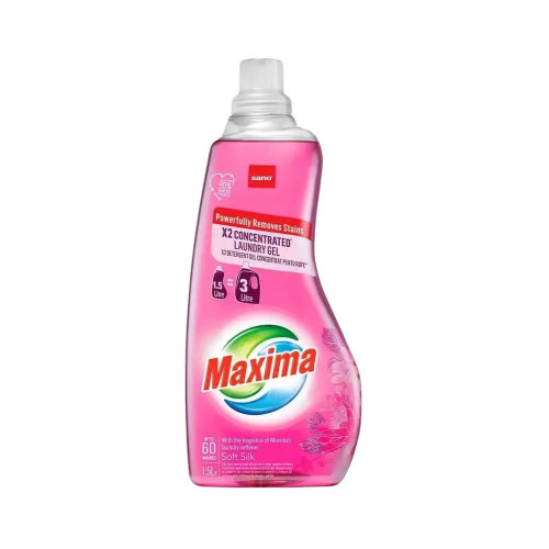 Гель для стирки Sano Maxima Soft Silk Концентрированный 1.5 л (7290102992928) – Sano