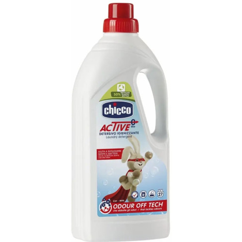 Гель для стирки Chicco Active Дезинфицирующий 1.5 л (8058664143177) – Chicco (вид 1)