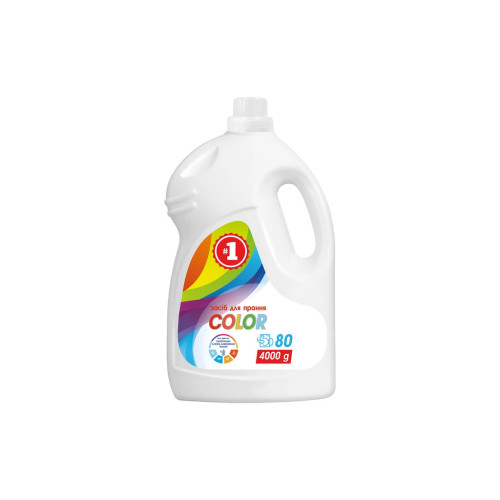 Гель для прання #1 Color Синтетичний 4 кг (4820270631577) – #1
