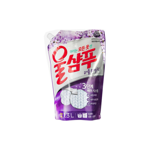 Гель для прання Aekyung Wool Champoo Purple Lilac Для делікатного прання 1.3 л (8801046879078) – Aekyung