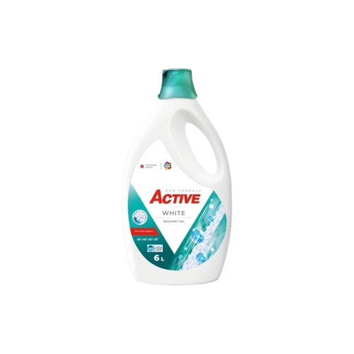 Гель для прання Active PR White З ароматом свіжості 6 л (4820196010913) – Active PR