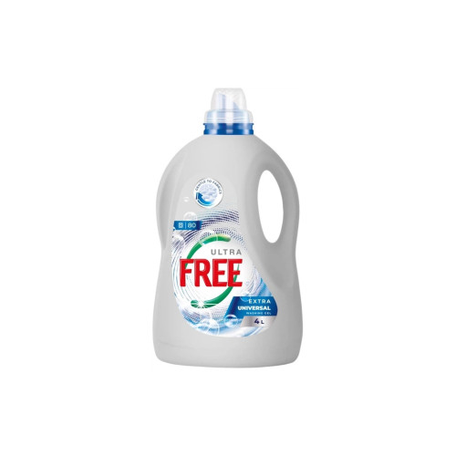 Гель для прання Free Extra Universal З ароматом свіжості 4 л (4820196011408) – Free