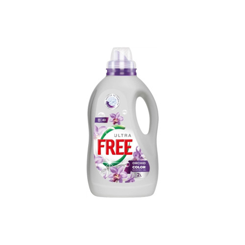 Гель для прання Free Orchid Color З ароматом свіжості 2 л (4820196011491) – Free