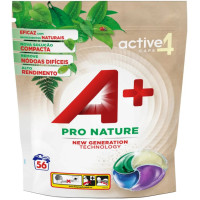 Капсулы для стирки A+ Pro Nature 4 в 1 56 шт. (8435495830788/8435495836186)