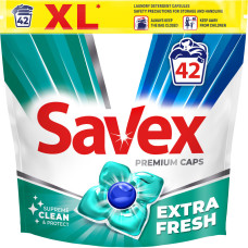 Капсулы для стирки Savex Premium Caps Extra Fresh 42 шт. (3800024046919)